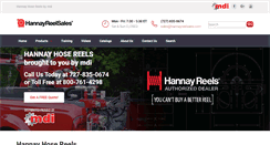Desktop Screenshot of hannayreelsales.com